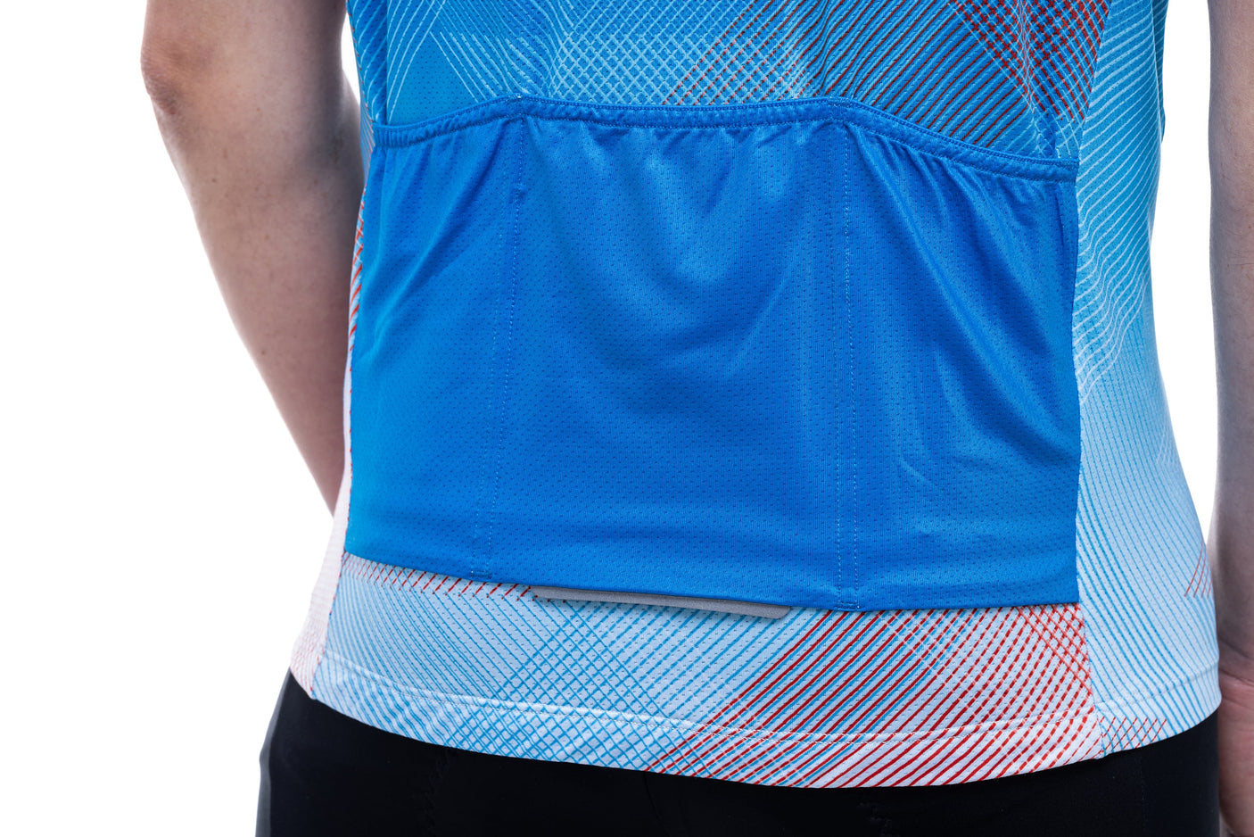CUBE TEAMLINE Trikot CMPT korte mouw white´n´blue´n´red