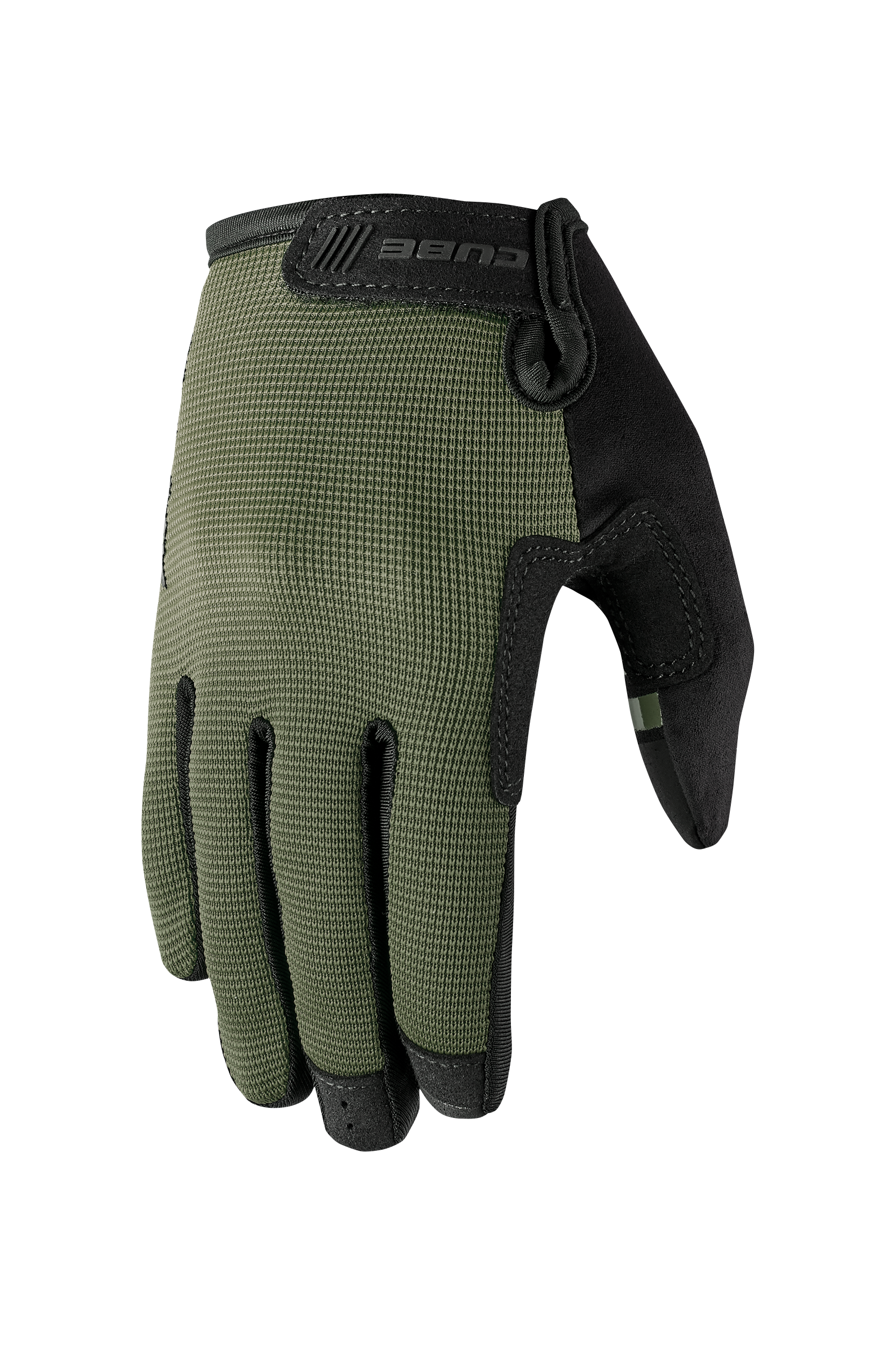 Cube Handschoenen ROOKIE Gravity lange vingers TM reed green