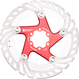 Reverse AirCon remschijf 6-gaats rood