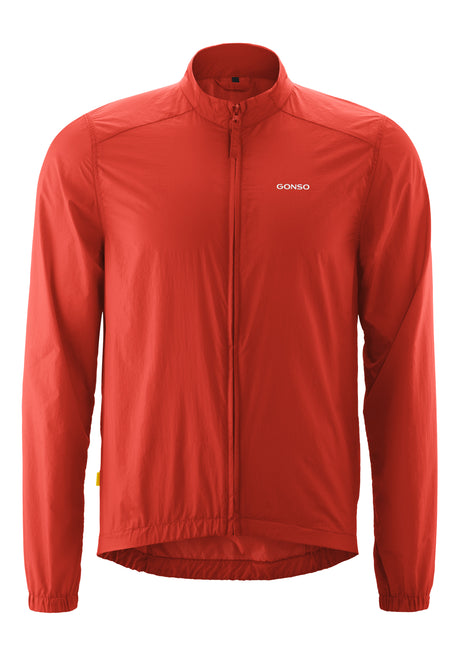 Gonso Adventure Jacket Wind Heren paprika flame
