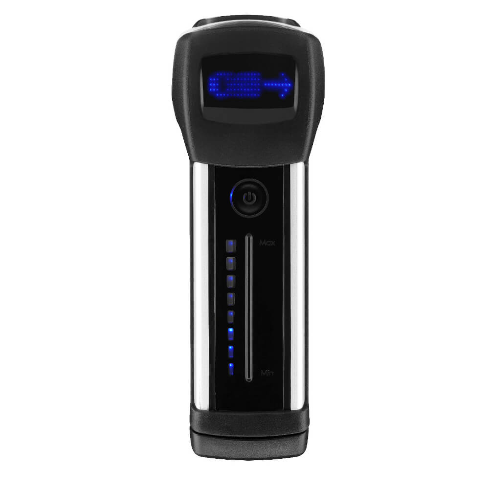 Busch + Müller Ixon Space LED accu koplamp zwart