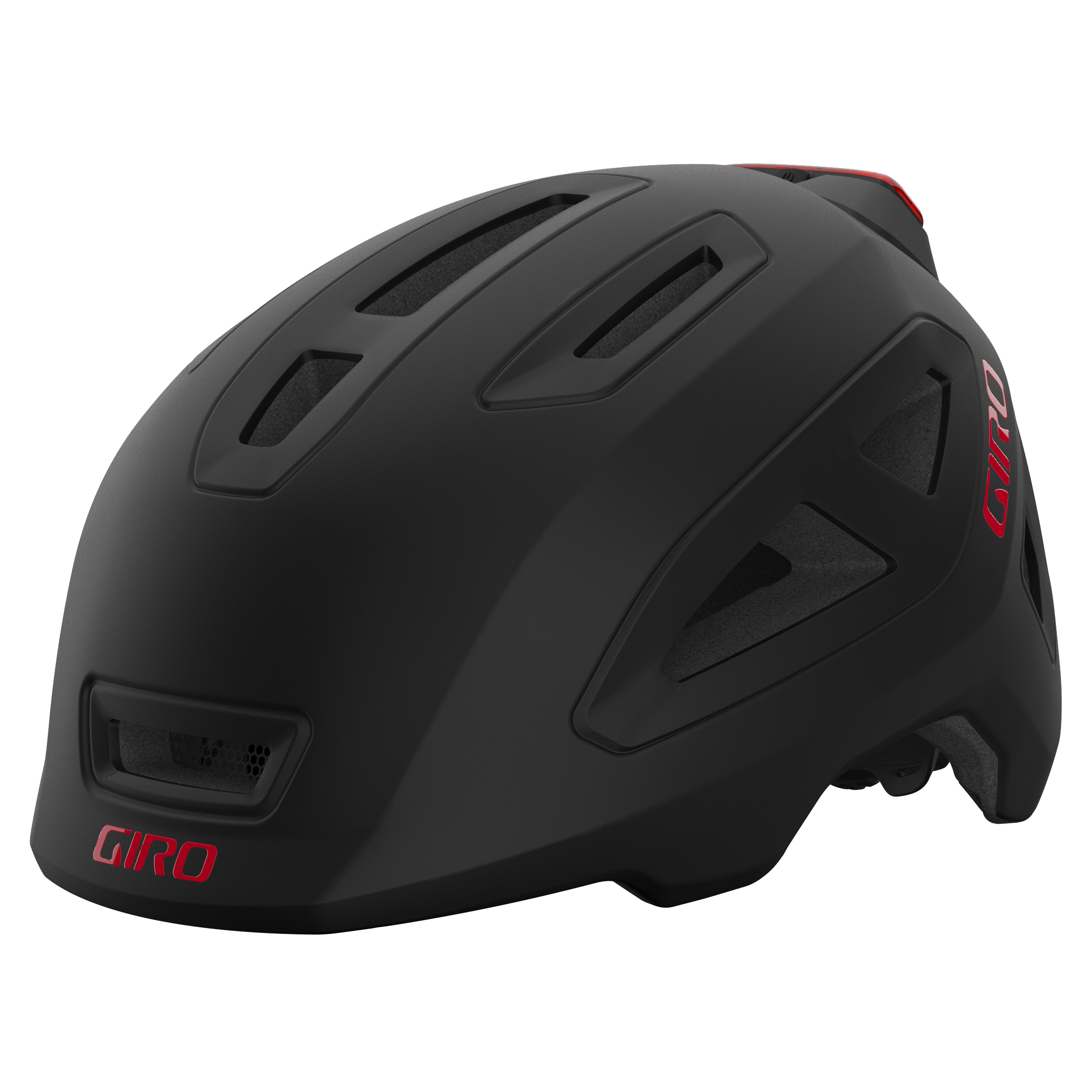 Giro Scamp II helm mat zwart/rood