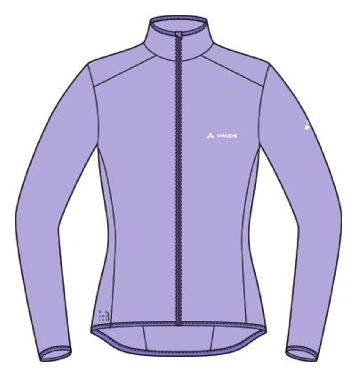 VAUDE Matera Air jas dames paars