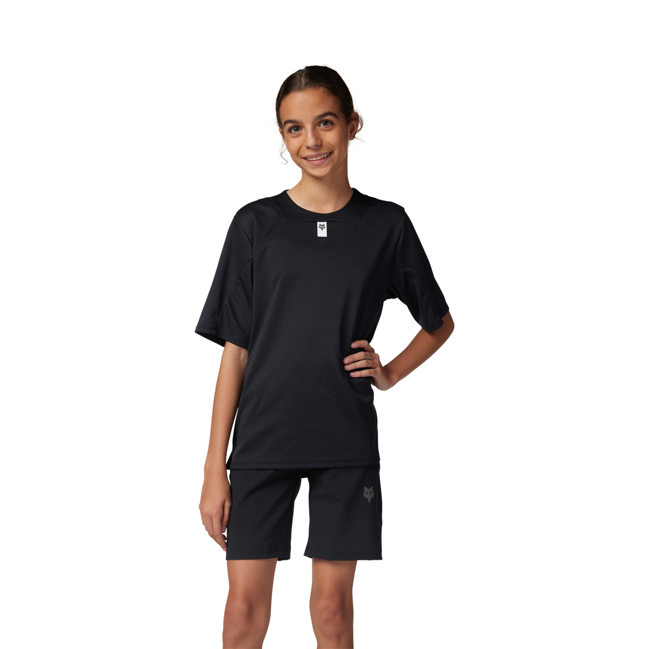 Fox YTH Defend SS Jersey Zwart