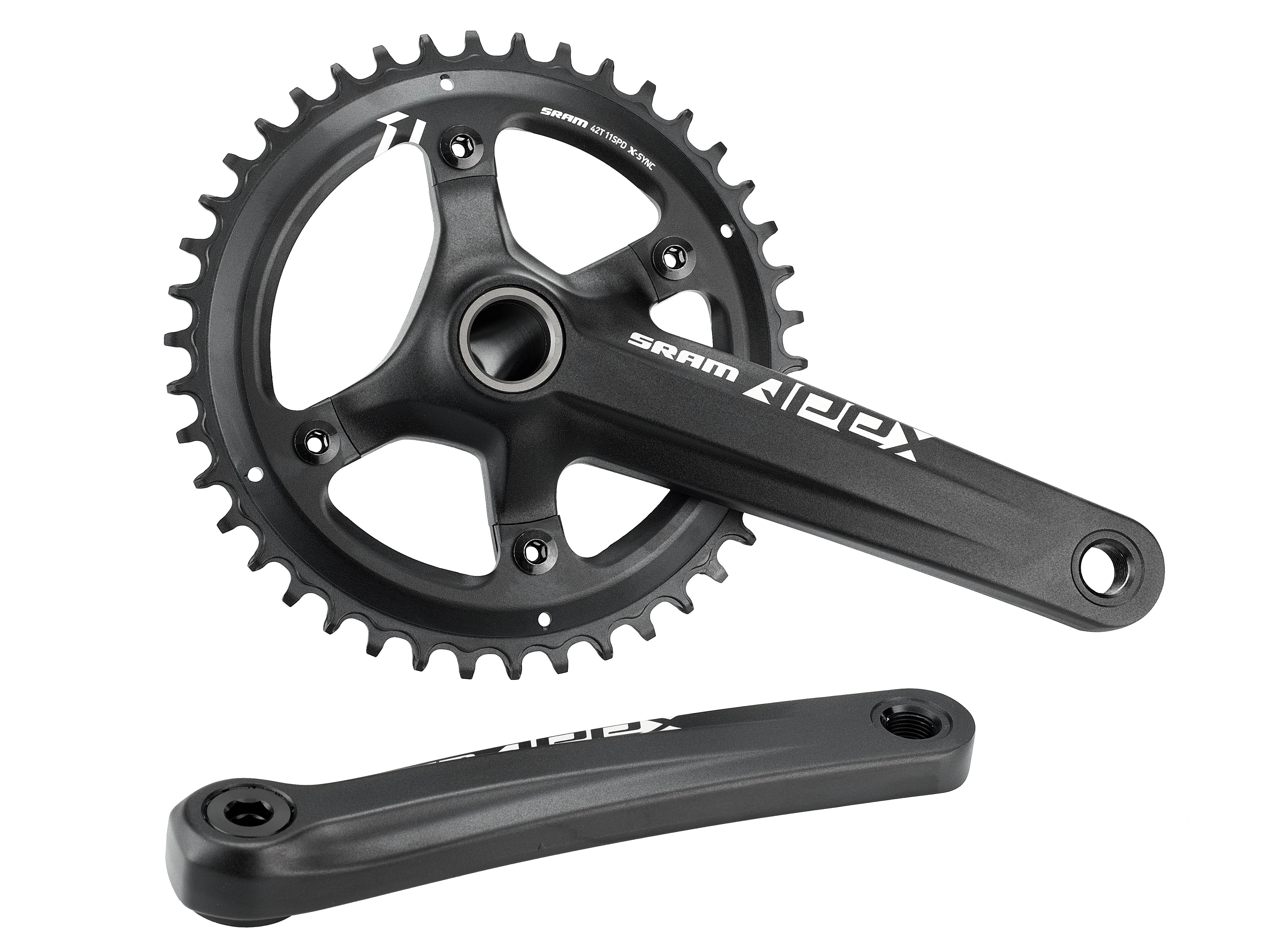 SRAM Apex 1 crankstel 42 tanden 11-speed zwart