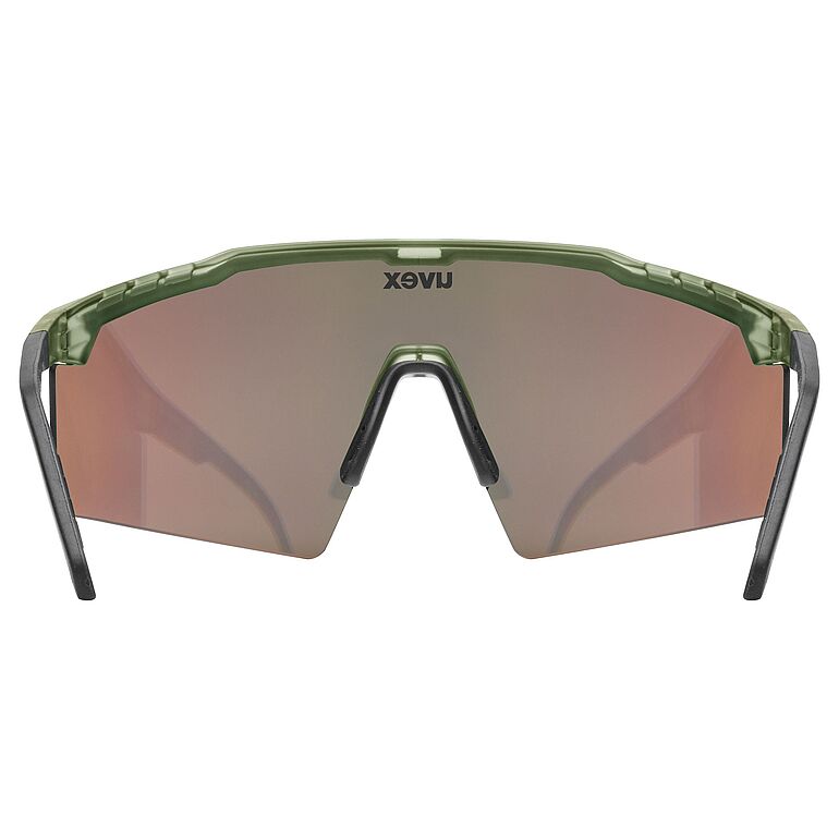 uvex Flowline olive mat/spiegel goud