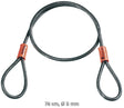 Kryptonite KryptoFlex™ 410 eindluskabel (120cm)