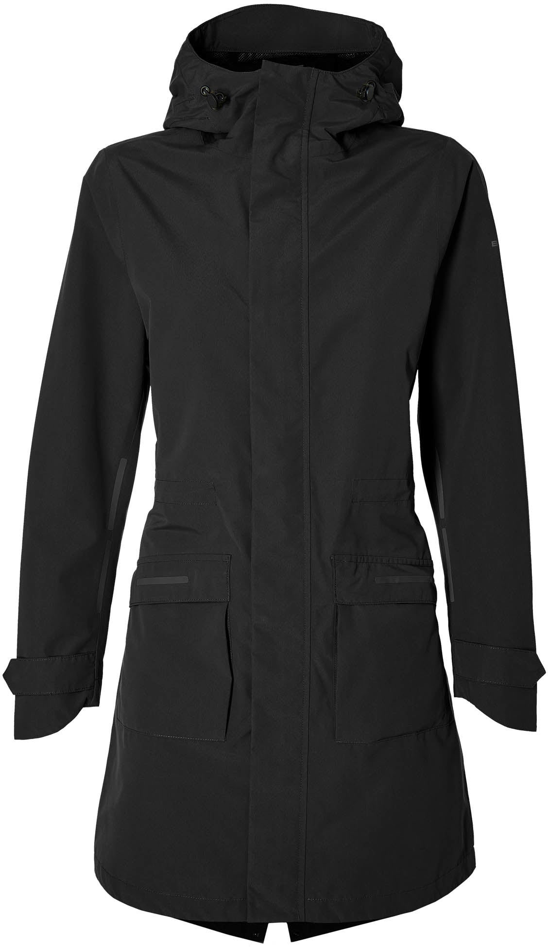 Basil Mosse regenparka dames zwart