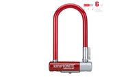 Kryptonite KryptoLok Mini 7 beugelslot rood – aktuelle Variante