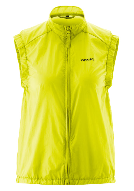 Gonso Adventure Vest Wind Dames safety yellow