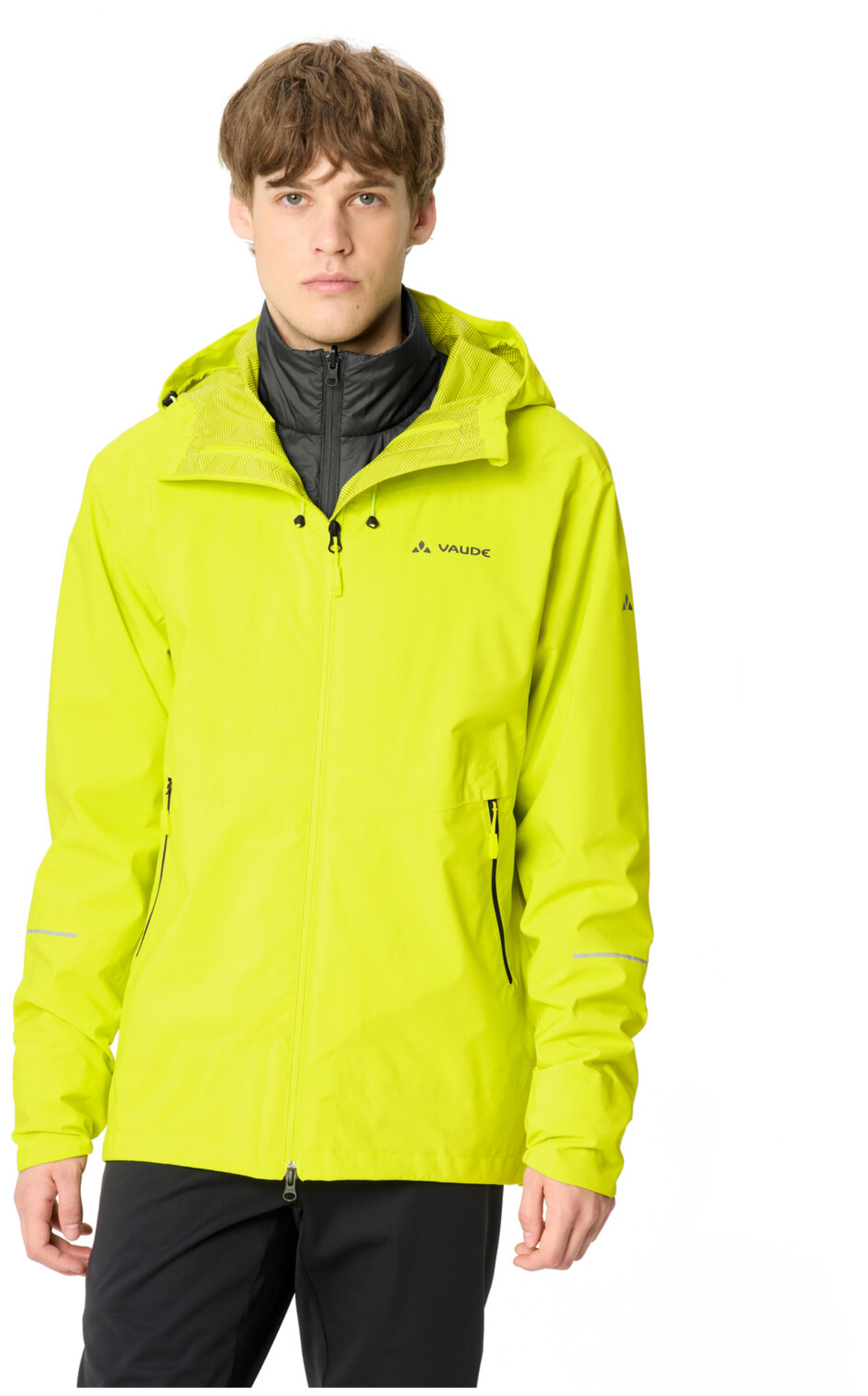 VAUDE Heren Yaras 3in1 Jas II felgroen