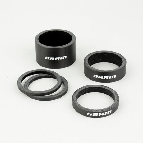 SRAM balhoofdstel afstandshouder set UD carbon wit
