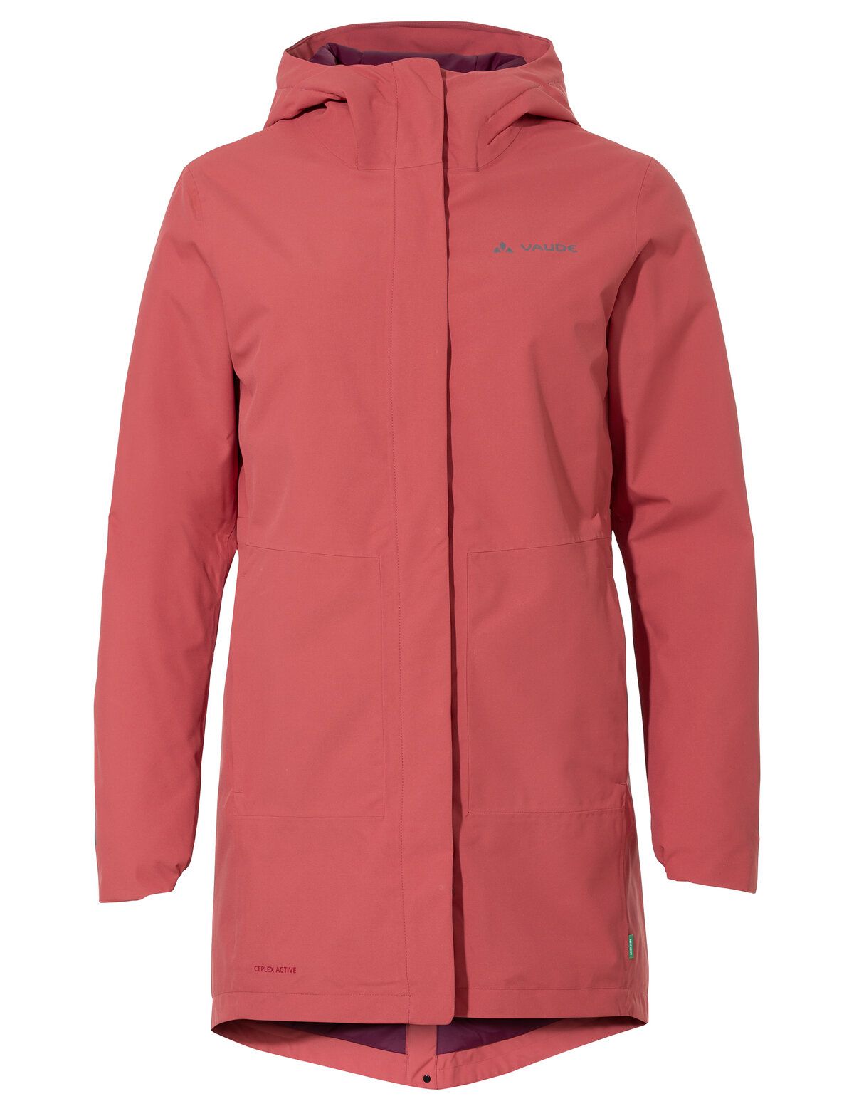 VAUDE Cyclist gewatteerde parka II dames baksteen