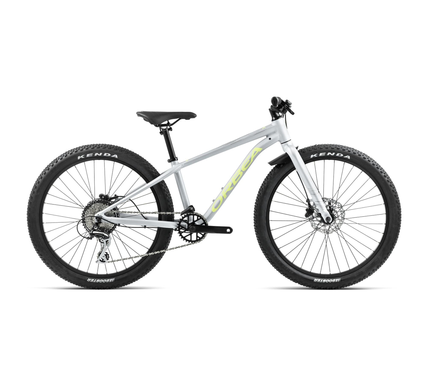 Orbea MX 24 TEAM DISC Zilver - Limoen (2025)