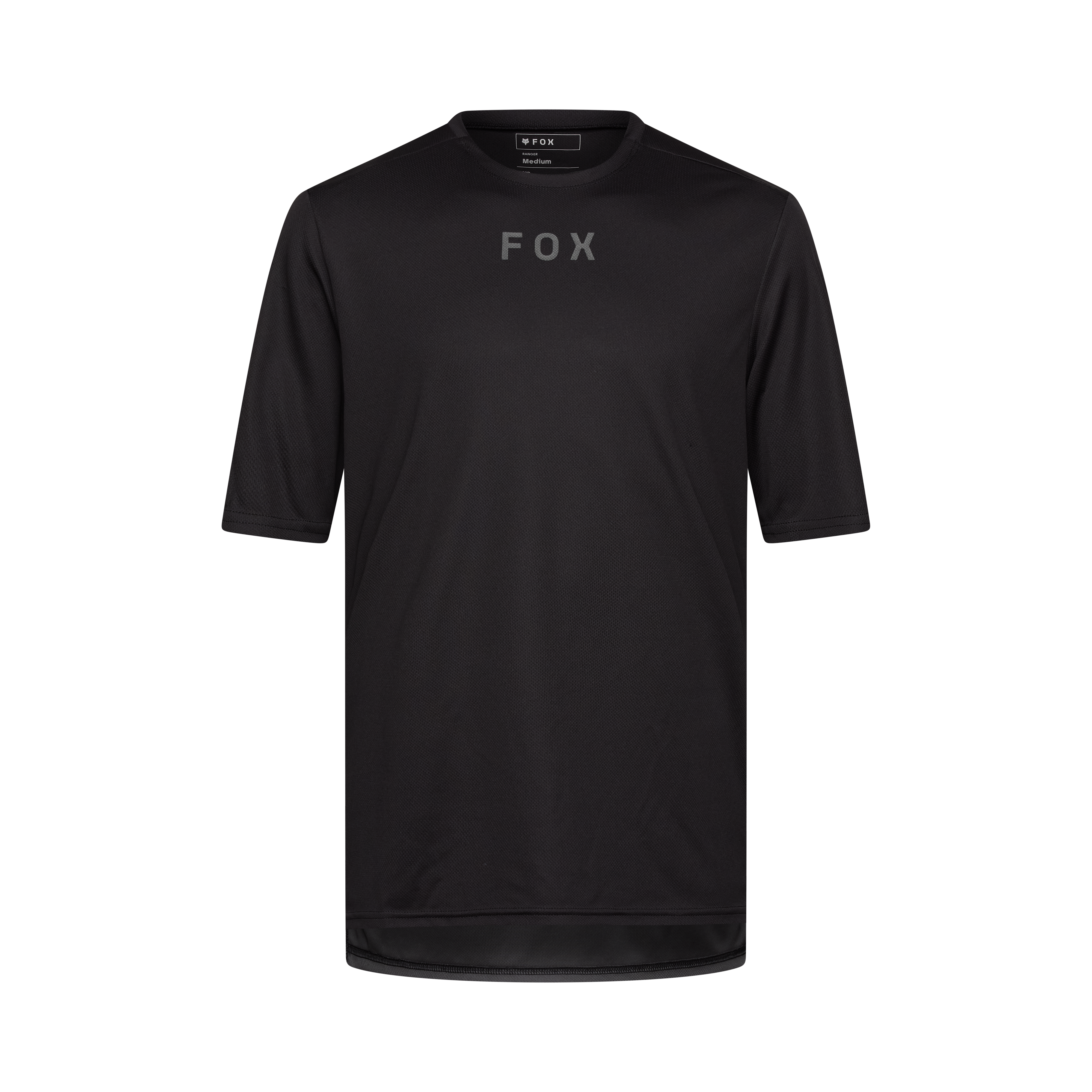 Fox Ranger SS Jersey Woordmerk Zwart