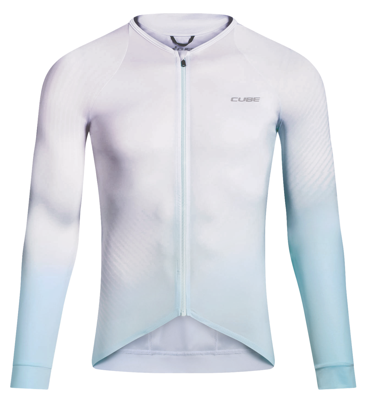 Cube ROAD/XC UV-beschermend shirt lange mouw turquoise