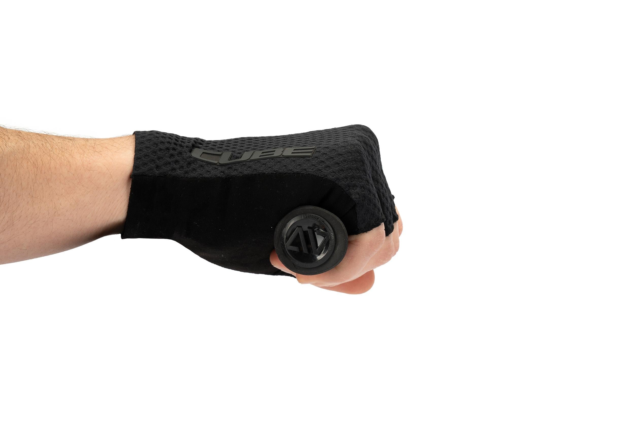 CUBE Handschoenen Race korte vinger zwart