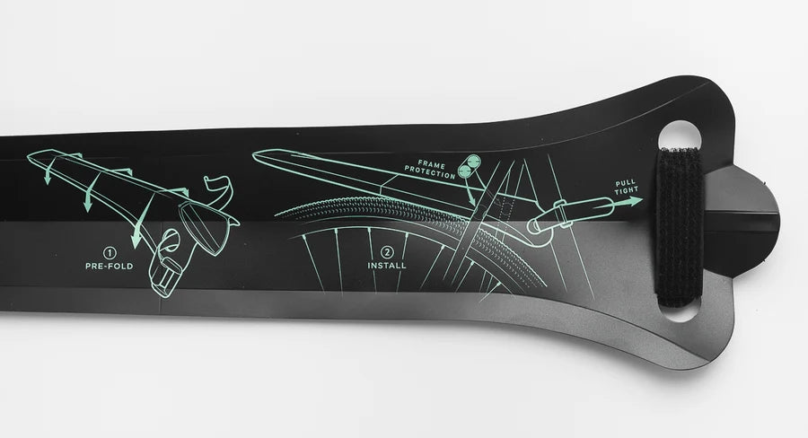 Ass Savers Fendor Bendor spatbord Big zwart