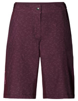 VAUDE Ledro Print Shorts Dames paars