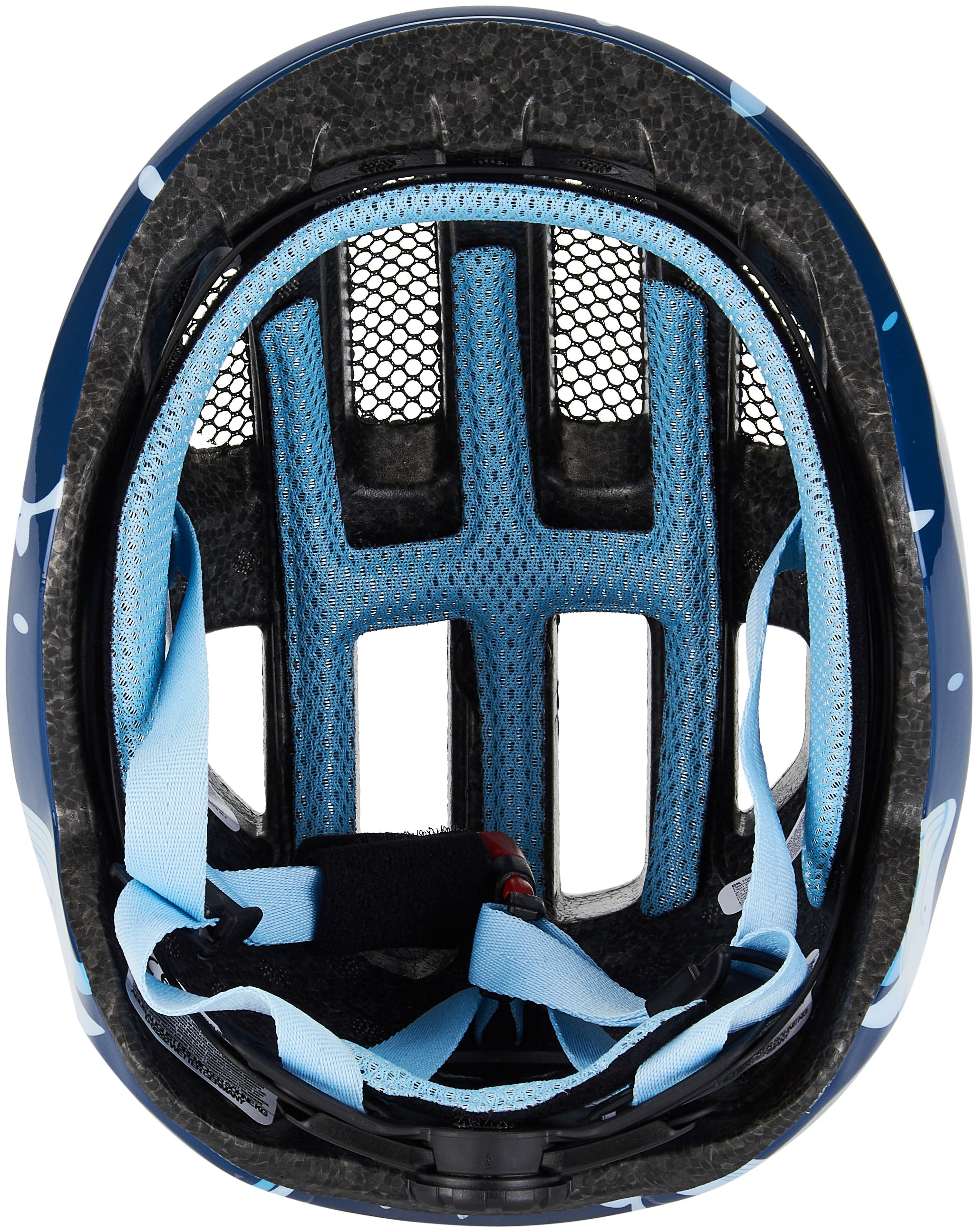 ABUS Smiley 3.0 Helm Kids blauwe vinvis