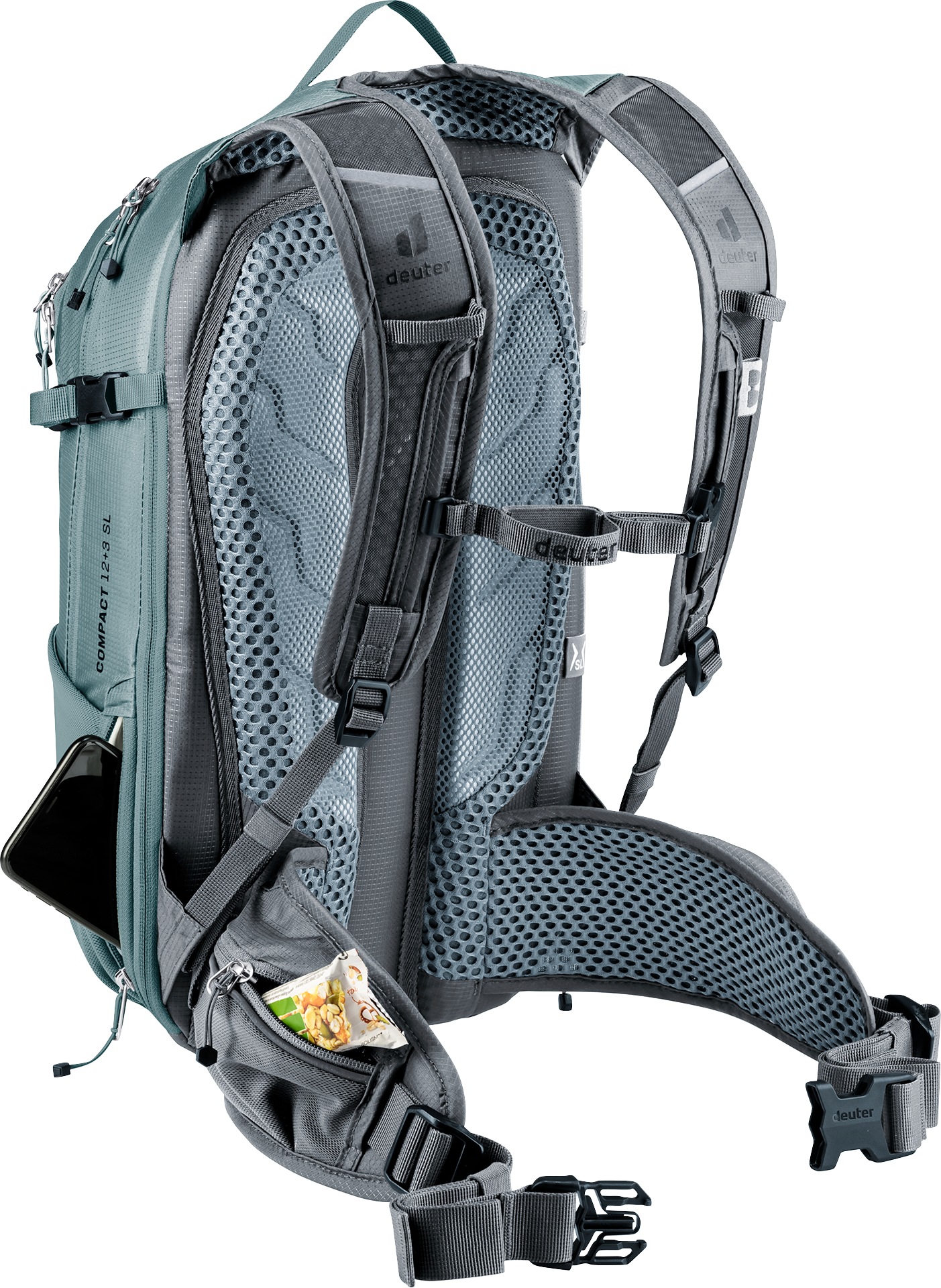 deuter Compact 12+3 SL fietsrugzak graphite-shale
