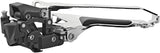 Shimano GRX FD-RX400 Voorderailleur 2x10 aanlas zwart/zilver