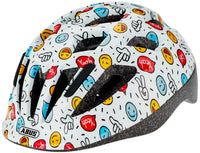 ABUS Smooty 2.0 Helm Kids wit smiley – aktuelle Variante