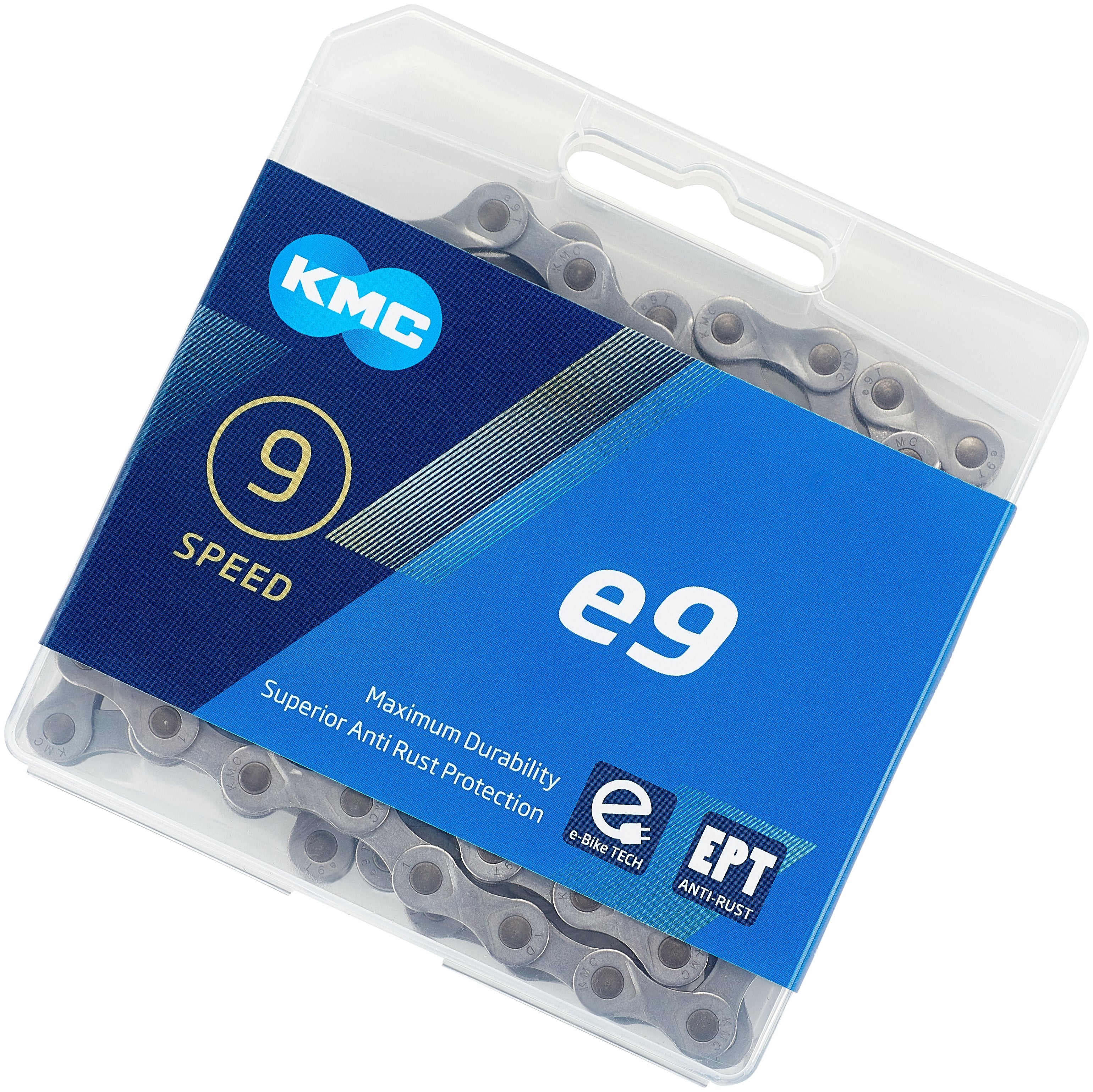 KMC e9 EPT Ketting E-Bike 9-speed grijs
