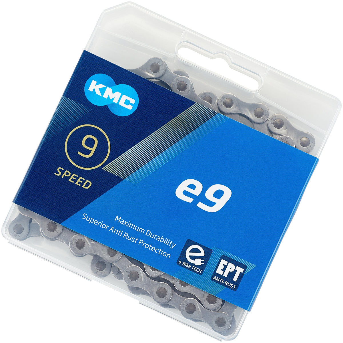 KMC e9 EPT Ketting E-Bike 9-speed grijs