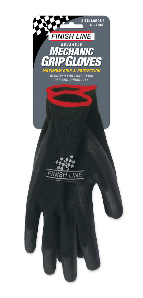 Finish Line Mechanic handschoenen zwart L/XL