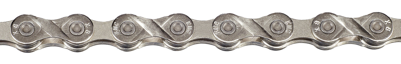 KMC X8 ketting 6-/7-/8-voudig zilver