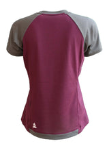 Zimtstern PureFlowz Shirt SS Dames Windsor Wine/Dusty Olive