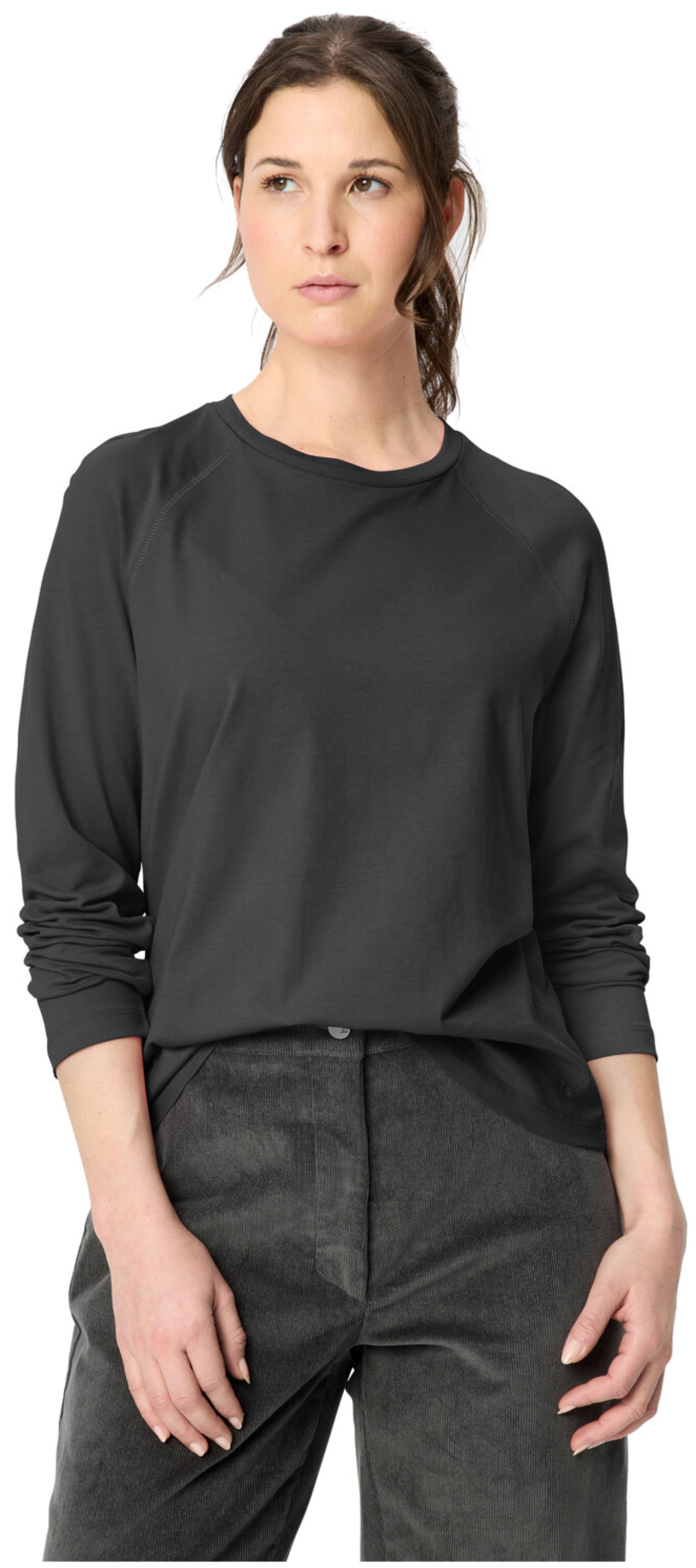VAUDE Dames Fietser LS T-shirt grafiet