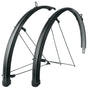 SKS Bluemels Stripes spatbordset 28" 45mm zwart