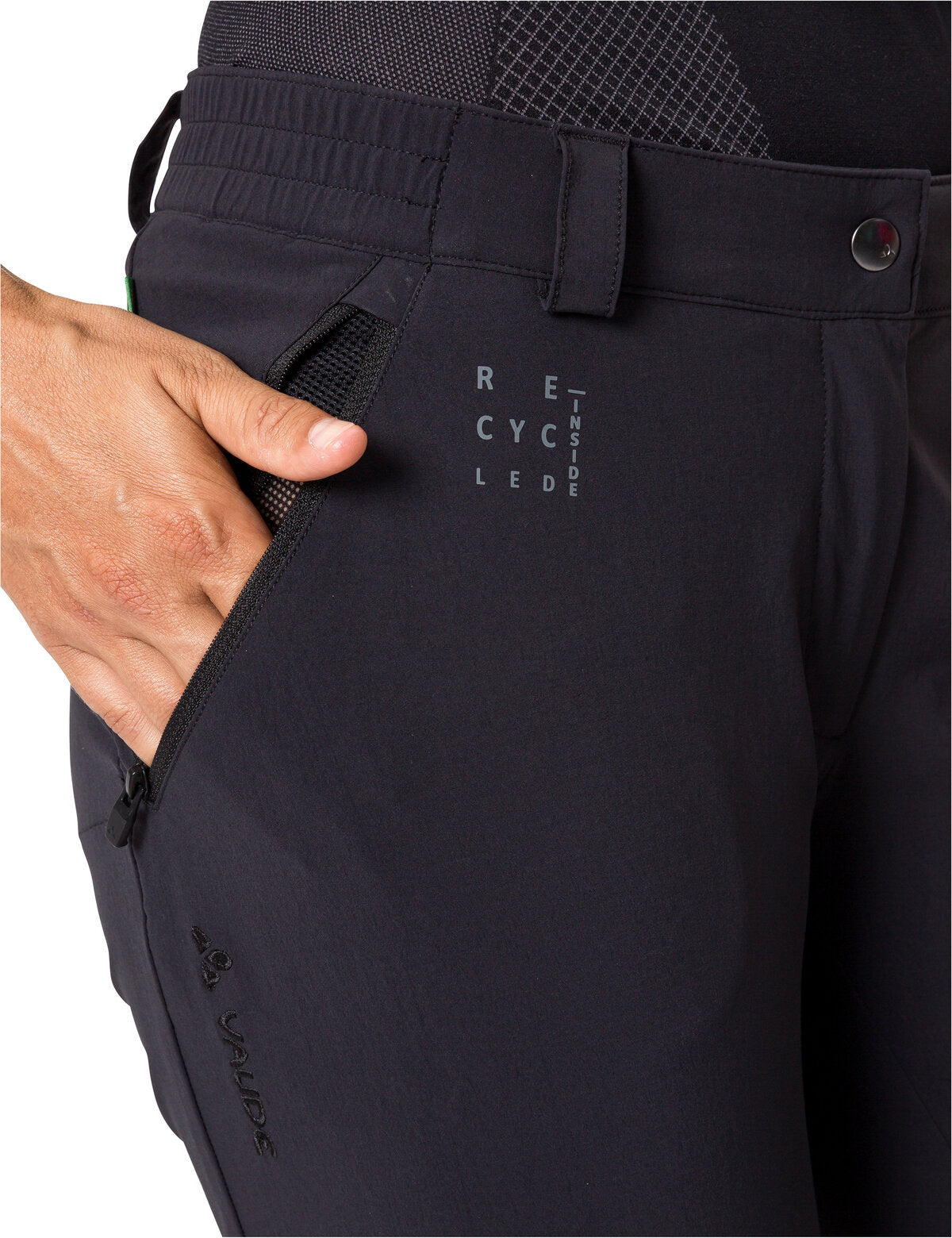 VAUDE Yaras Zip Off Pants Damen schwarz