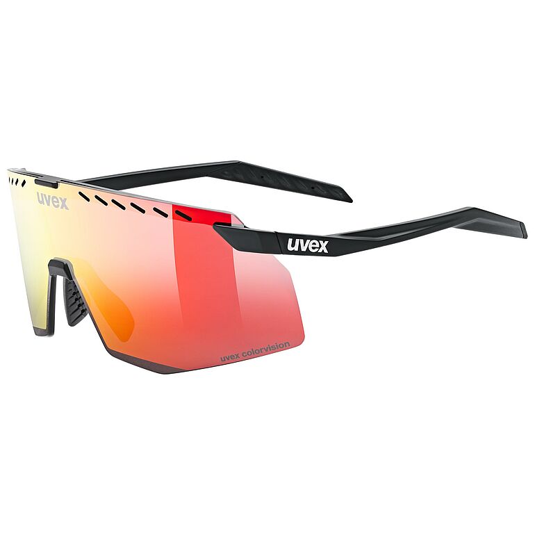 uvex Pace Stage zwart mat/racy rood