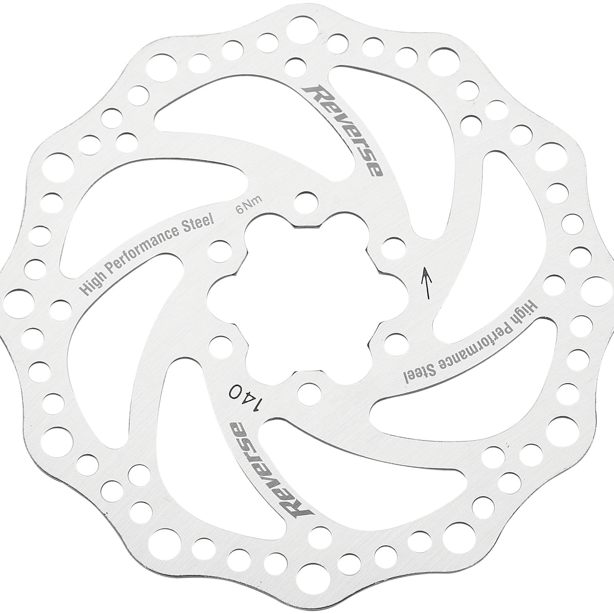 Bicycle Reverse Vert Reverse remschijf 6-gaats staal zilver & bikester.nl