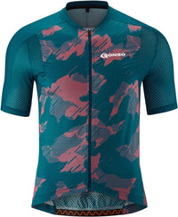 Gonso Ardole korte mouwen full-zip fietsshirt heren petrol – aktuelle Variante