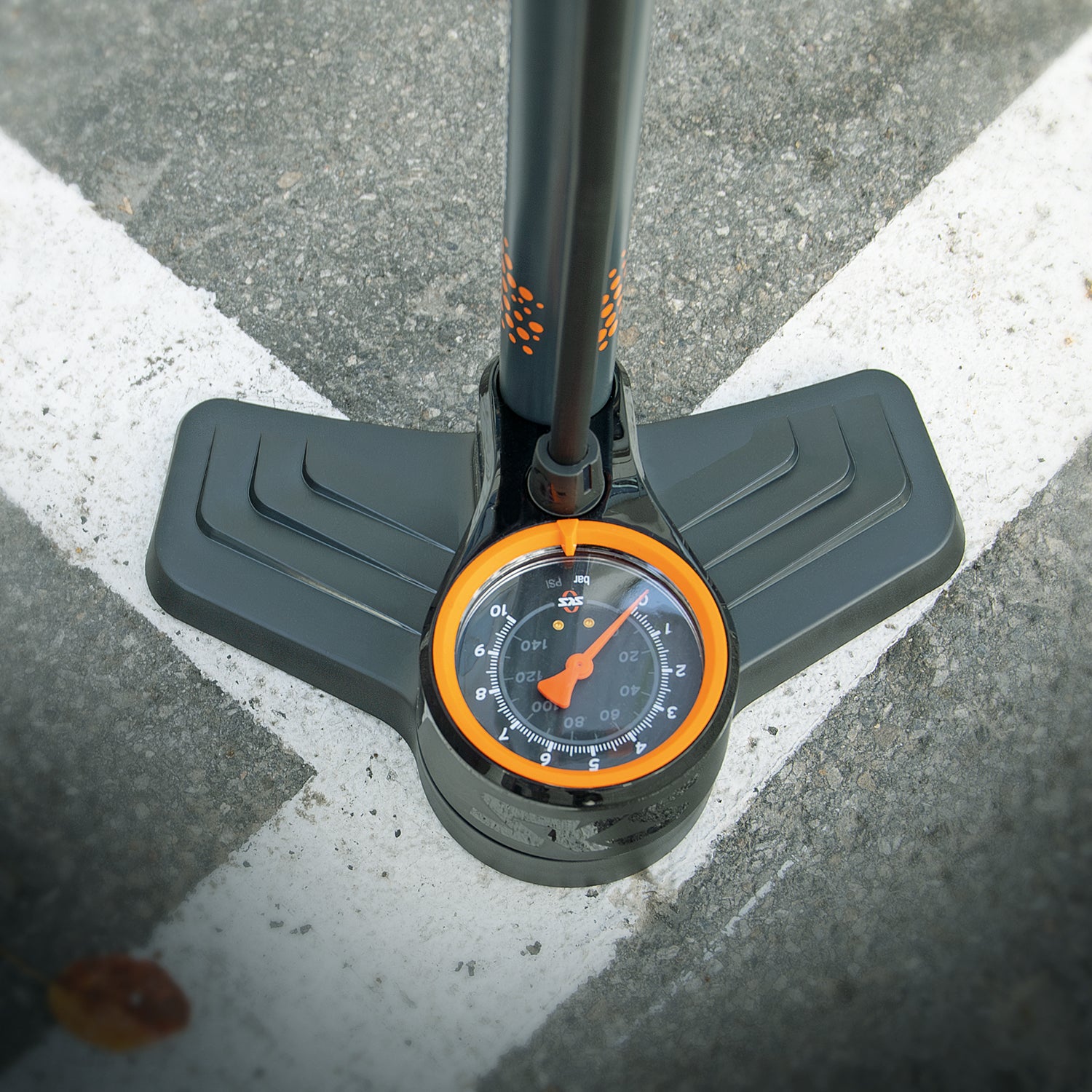 SKS Germany AIRKOMPRESSOR CLIK TEC 10.0 Vloerpomp Zwart