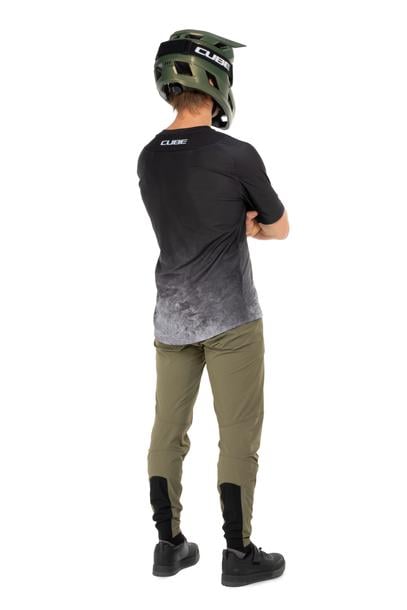 Cube MTB Trikot Moonstone korte mouw blue´n´black
