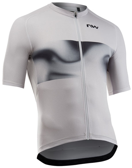Northwave Force Evo Jersey Korte Mouw Lichtgrijs