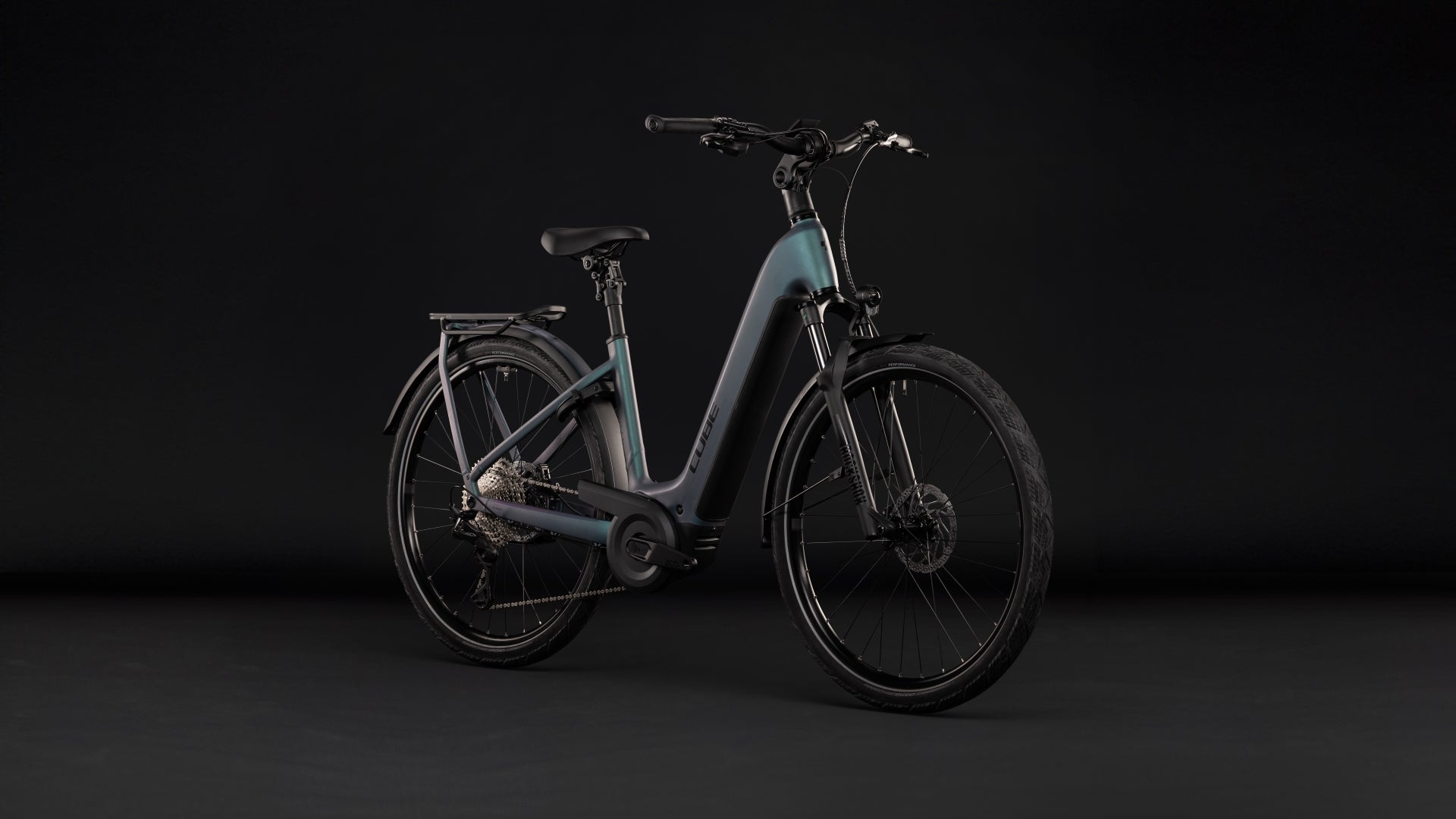 Cube Kathmandu Hybrid Pro 800 Easy Entry smaragdgroen´n´black (2027)
