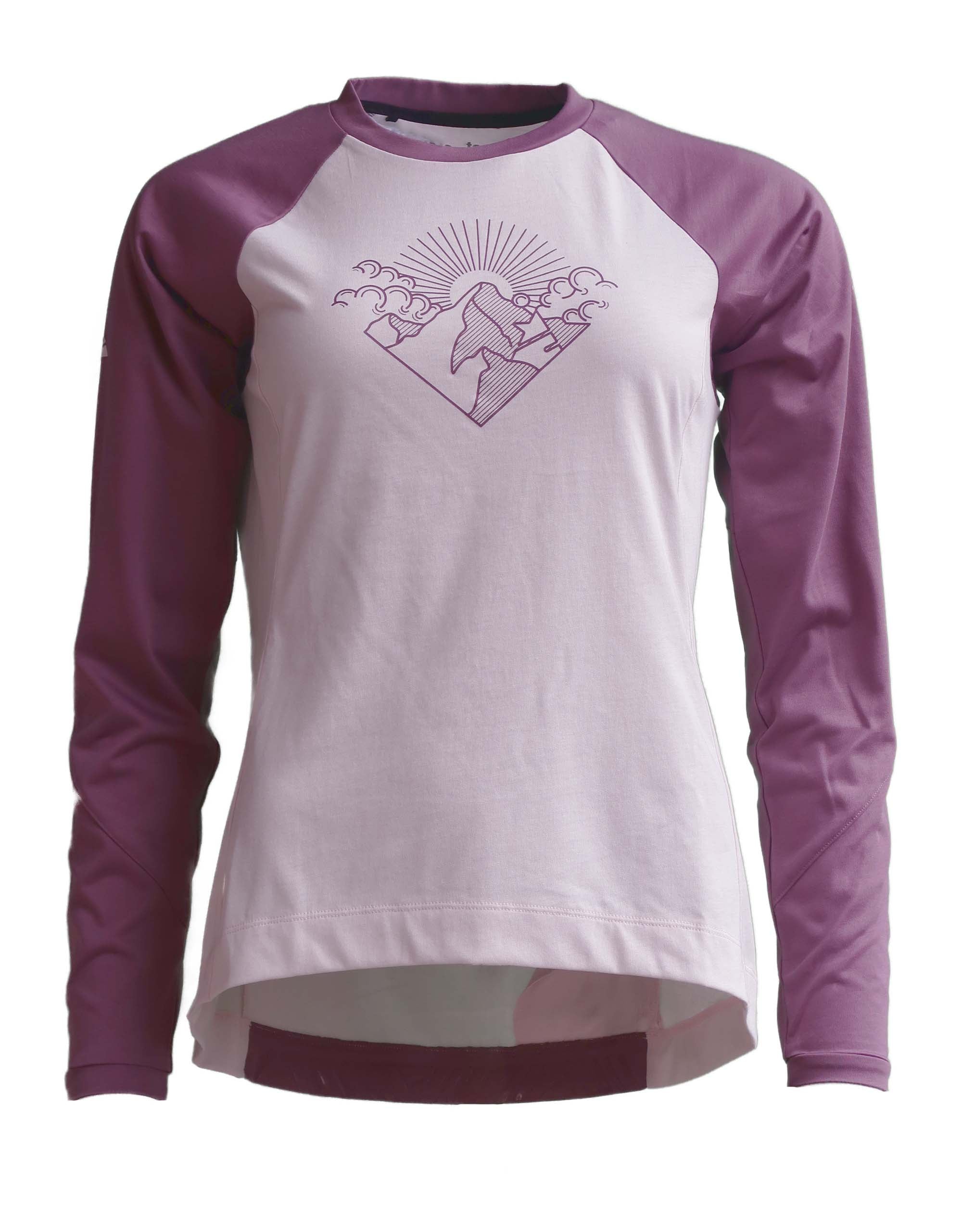 Zimtstern PureFlowz Shirt LS Dames Lila / Bessen