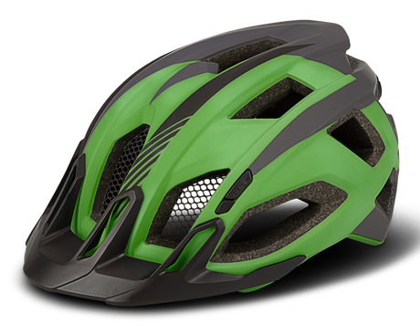 Cube QUEST Helm groen´n´grijs´n´black
