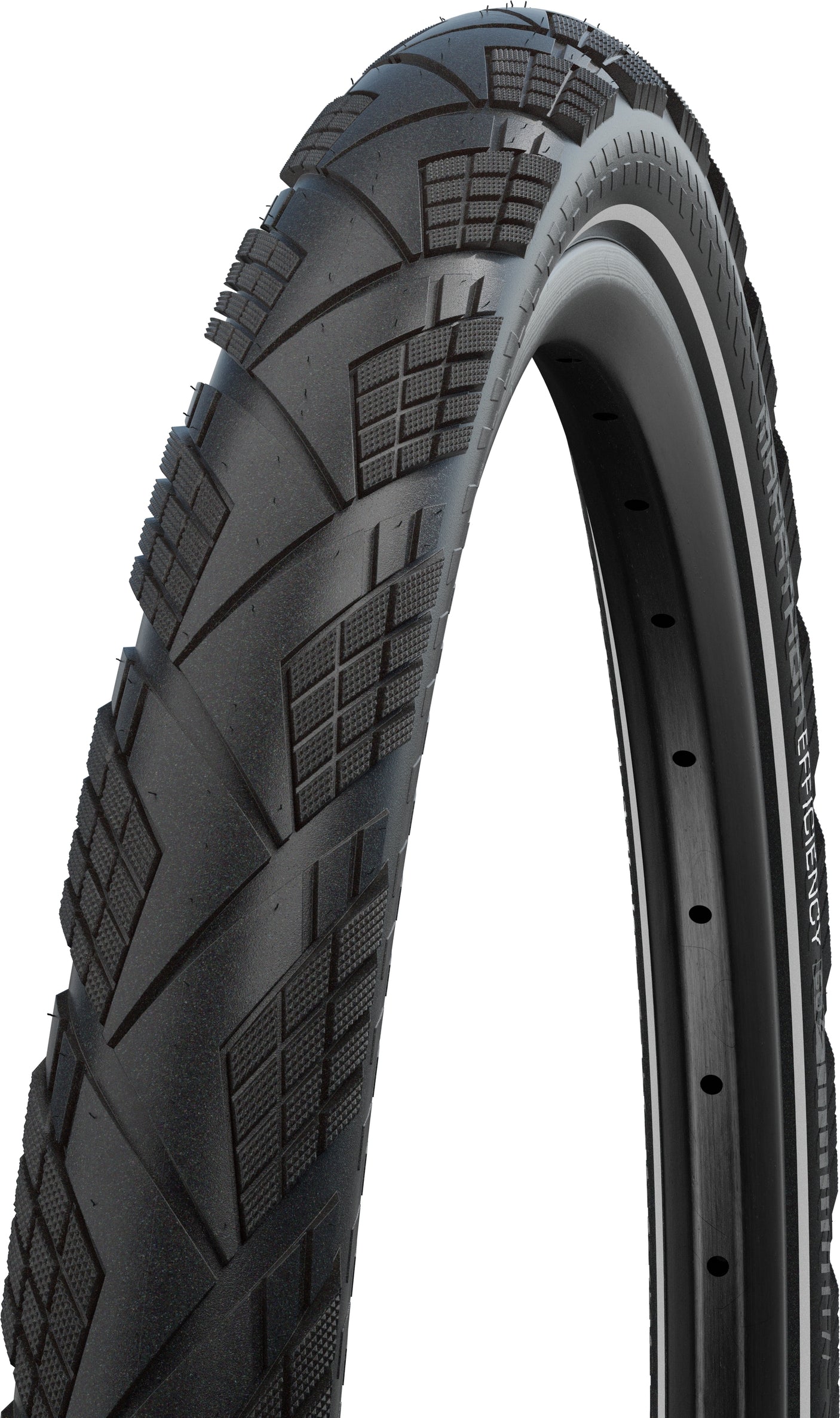 SCHWALBE Marathon Efficiency Evo Faltreifen 28x2.15" Addix Race V-Guard E-50 TLE Reflex schwarz