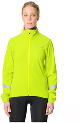 VAUDE Dames Matera Softshell Jas III neon geel