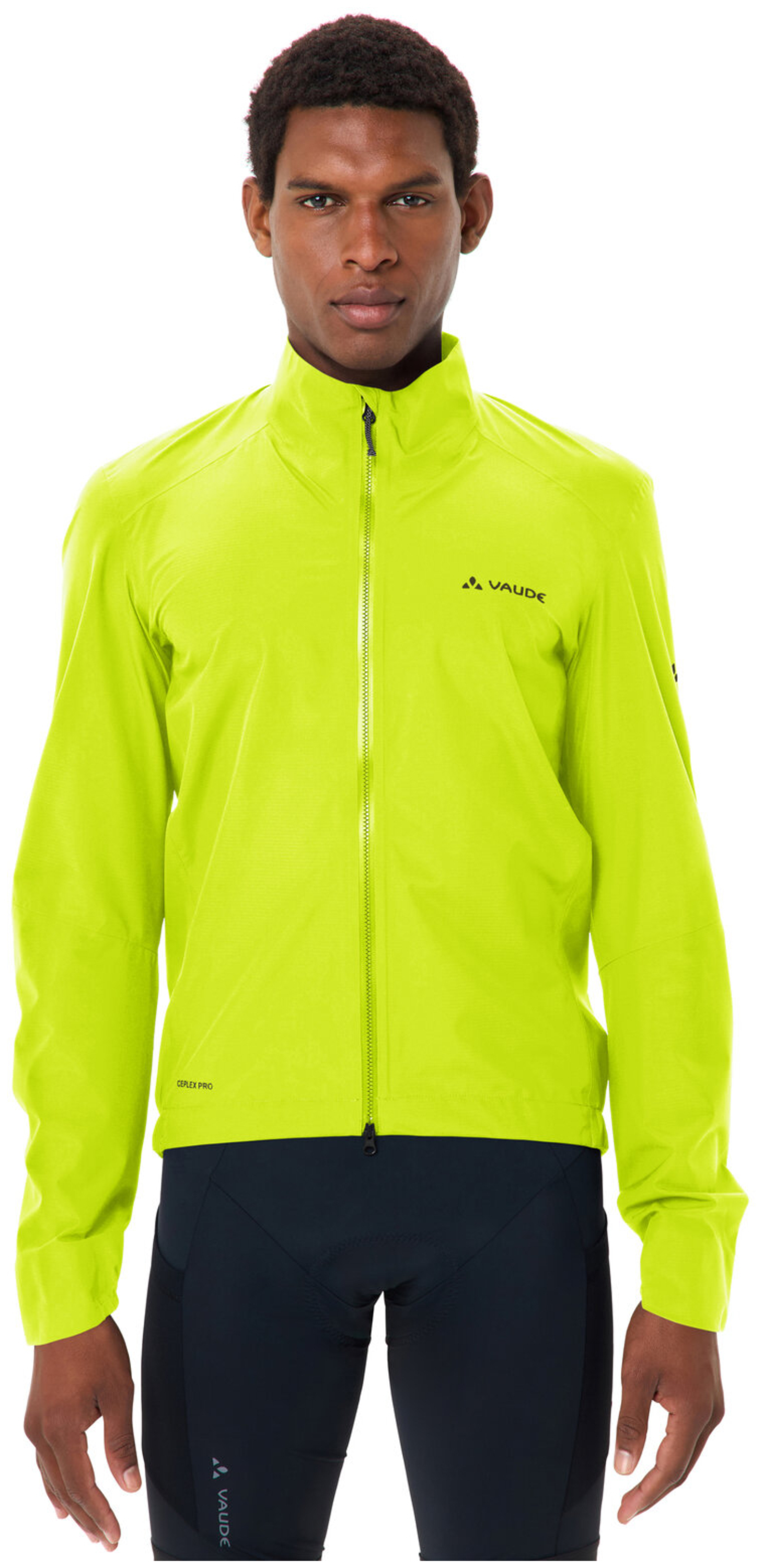 VAUDE Heren Kuro Pro Regenjas neon geel