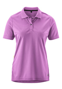 Gonso Essential Poloshirt | Dames korte mouw fietsshirt | wisteria bloom – aktuelle Variante
