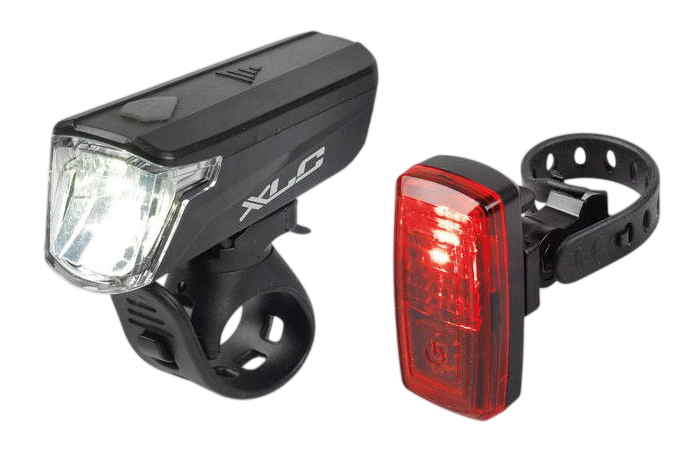 XLC Capella CL-S20 Verlichtingsset StVZO zwart/rood