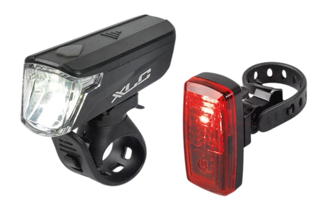 XLC Capella CL-S20 Verlichtingsset StVZO zwart/rood